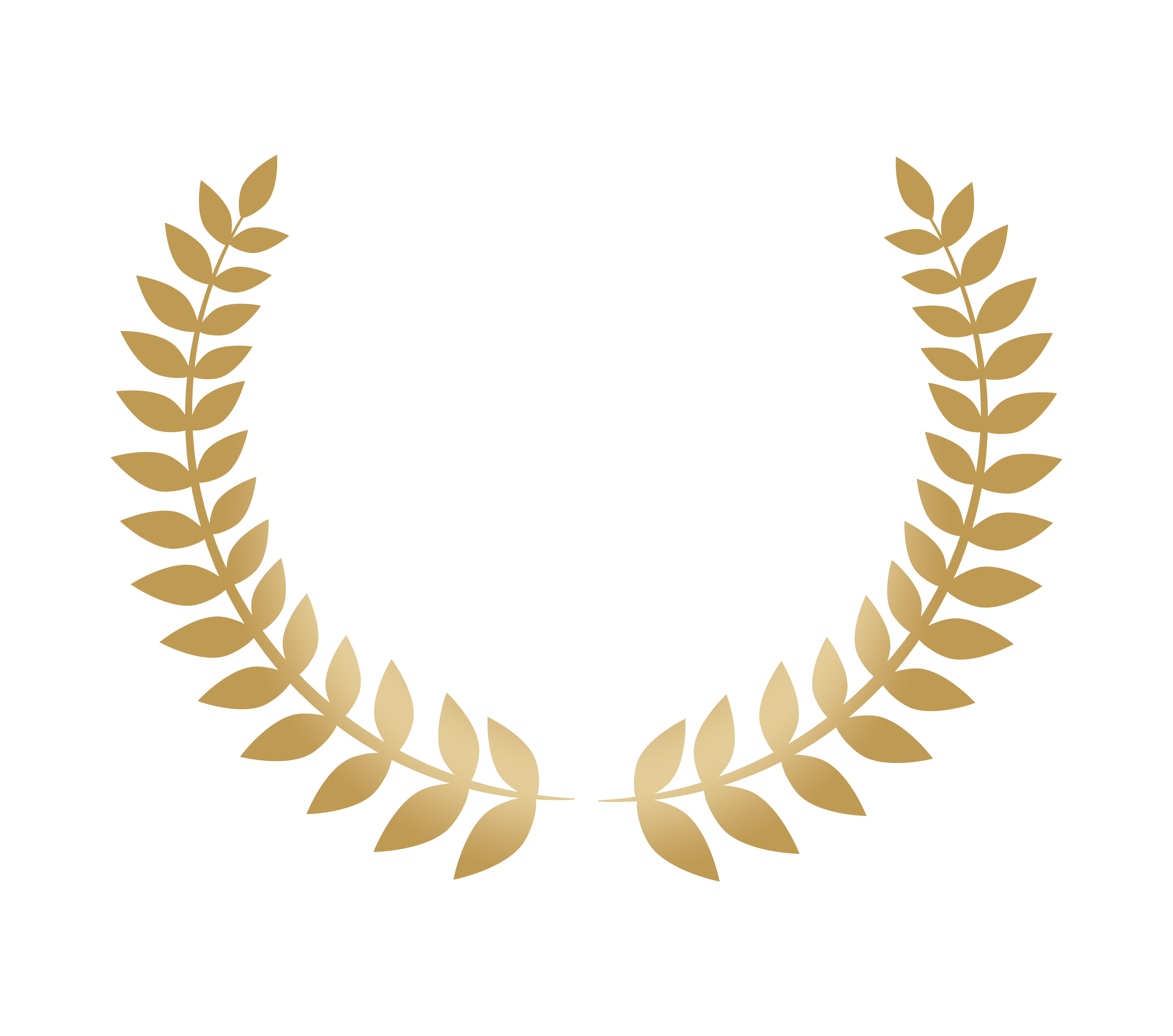 A golden laurel